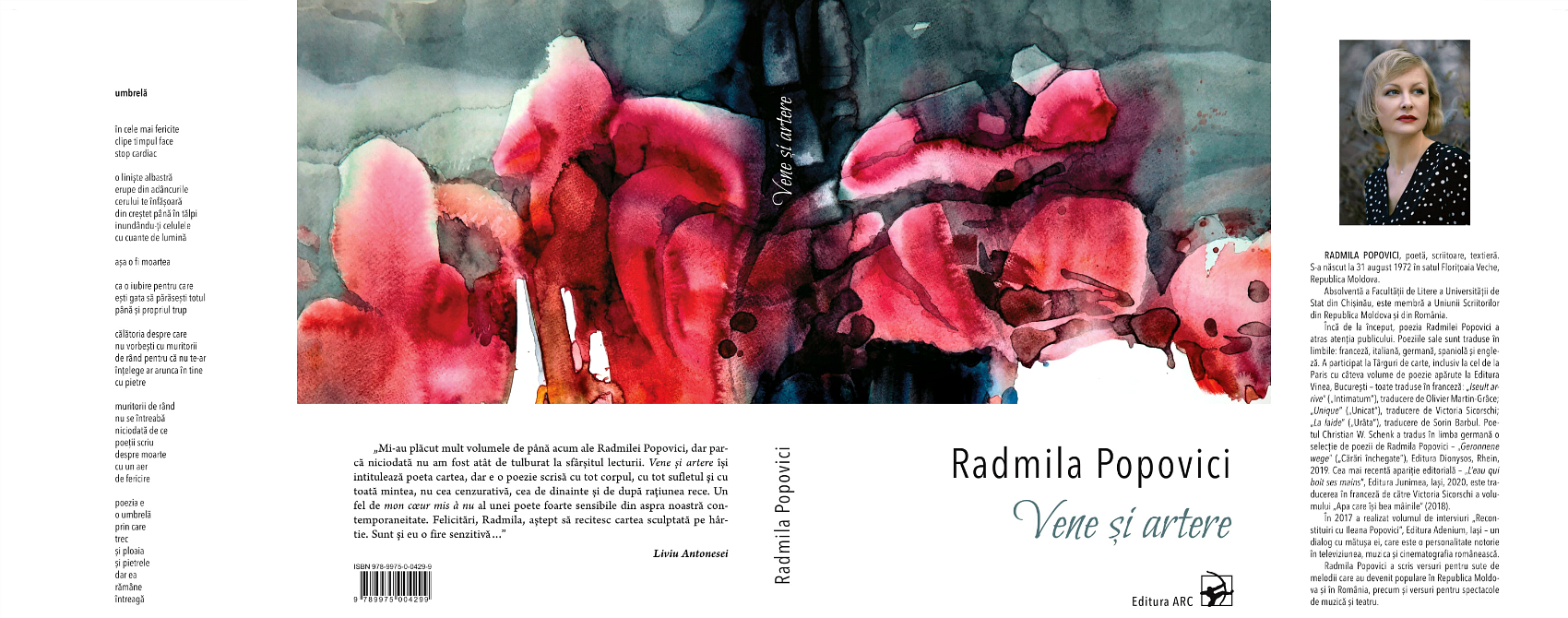 Cover of book: Radmila Popovici, VENE ȘI ARTERE